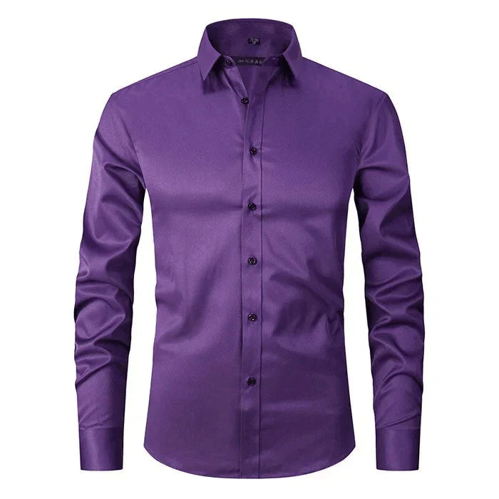 Gents Hemd | Business Casual Stretch Langarmhemd für Männer