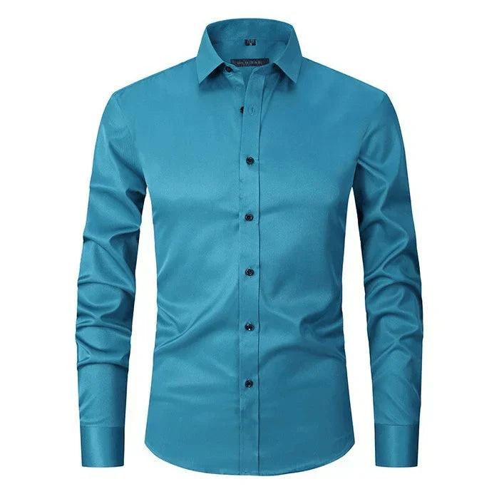 Gents Hemd | Business Casual Stretch Langarmhemd für Männer