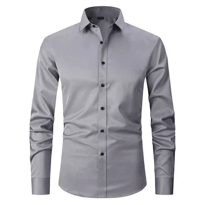 Gents Hemd | Business Casual Stretch Langarmhemd für Männer
