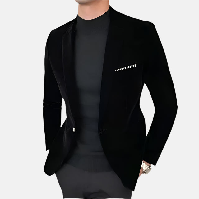 Gents Samtblazer Herren | Stilvoller italienischer Slim-Fit-Blazer aus Samt