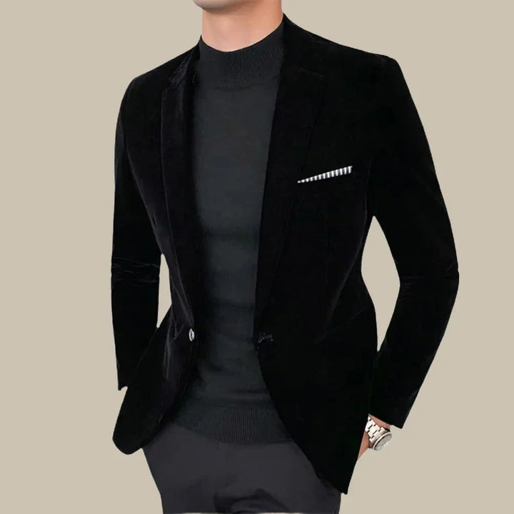 Gents Samtblazer Herren | Stilvoller italienischer Slim-Fit-Blazer aus Samt