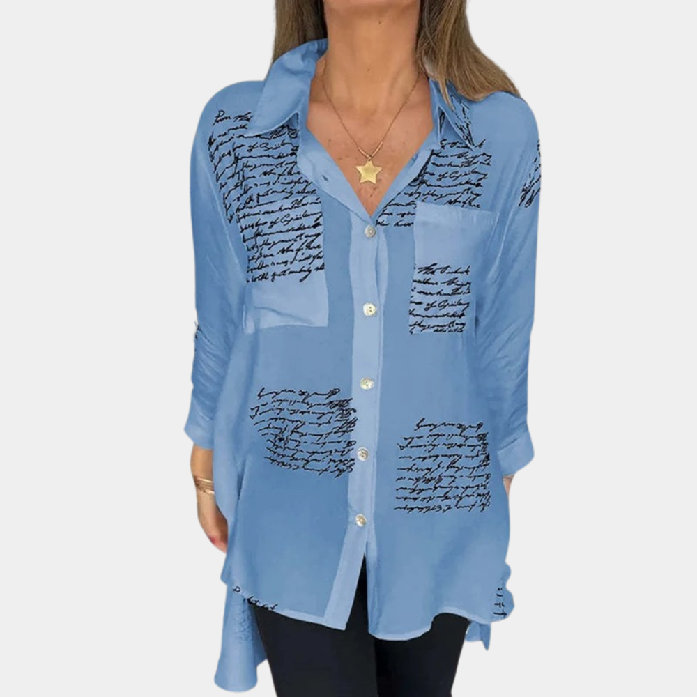 Weber Blusen - Elegante Longbluse mit Druk für Sommer