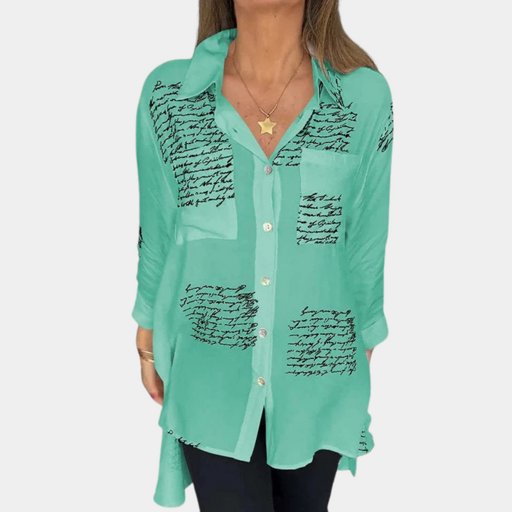 Weber Blusen - Elegante Longbluse mit Druk für Sommer