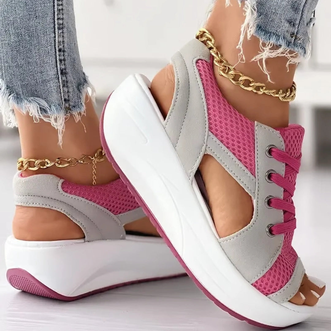 Sandaletten für Damen - Bequeme Schnürsandalen für Sommer