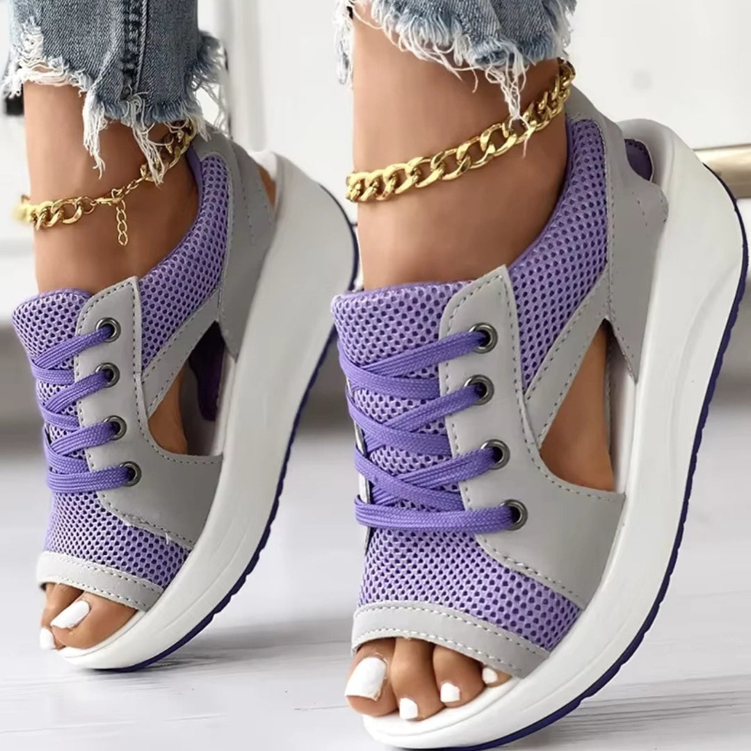 Sandaletten für Damen - Bequeme Schnürsandalen für Sommer