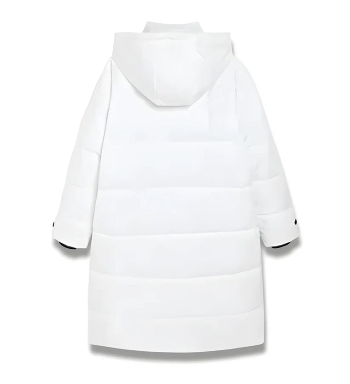 Caudalie Puffer | Moderner langer wasserfester Daunen-Wintermantel für Damen