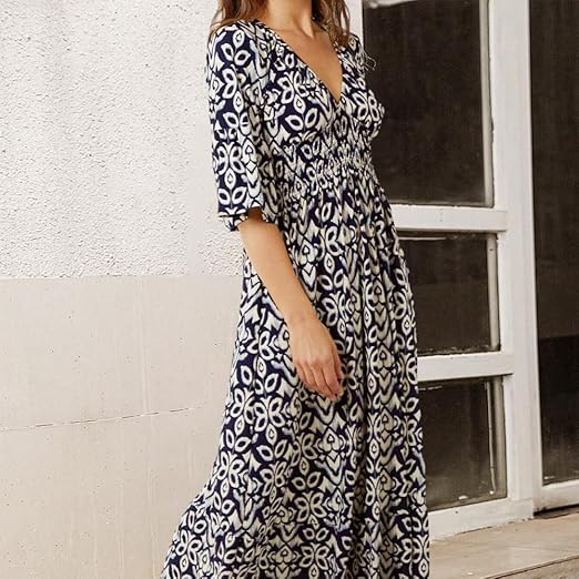 Elegantes Sommer Midikleid