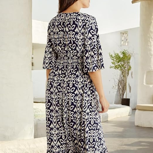 Elegantes Sommer Midikleid