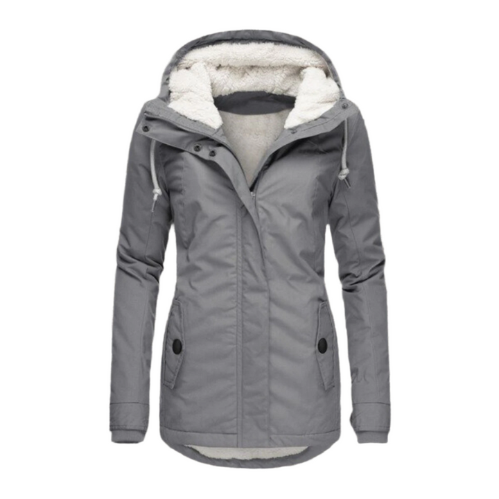 Gabriella Parka | Wasserdichter langer Winterparka mit Kapuze und Fleecefutter für Damen