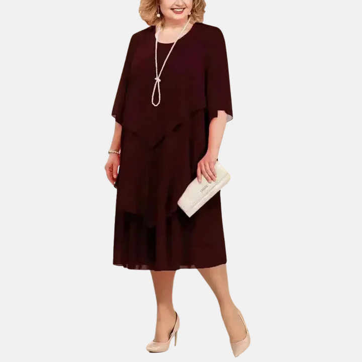 Sommerkleid - Luftiges Midikleid für Frauen mit Bauch