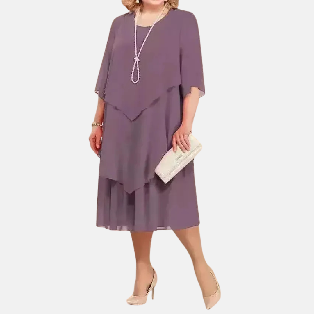 Sommerkleid - Luftiges Midikleid für Frauen mit Bauch