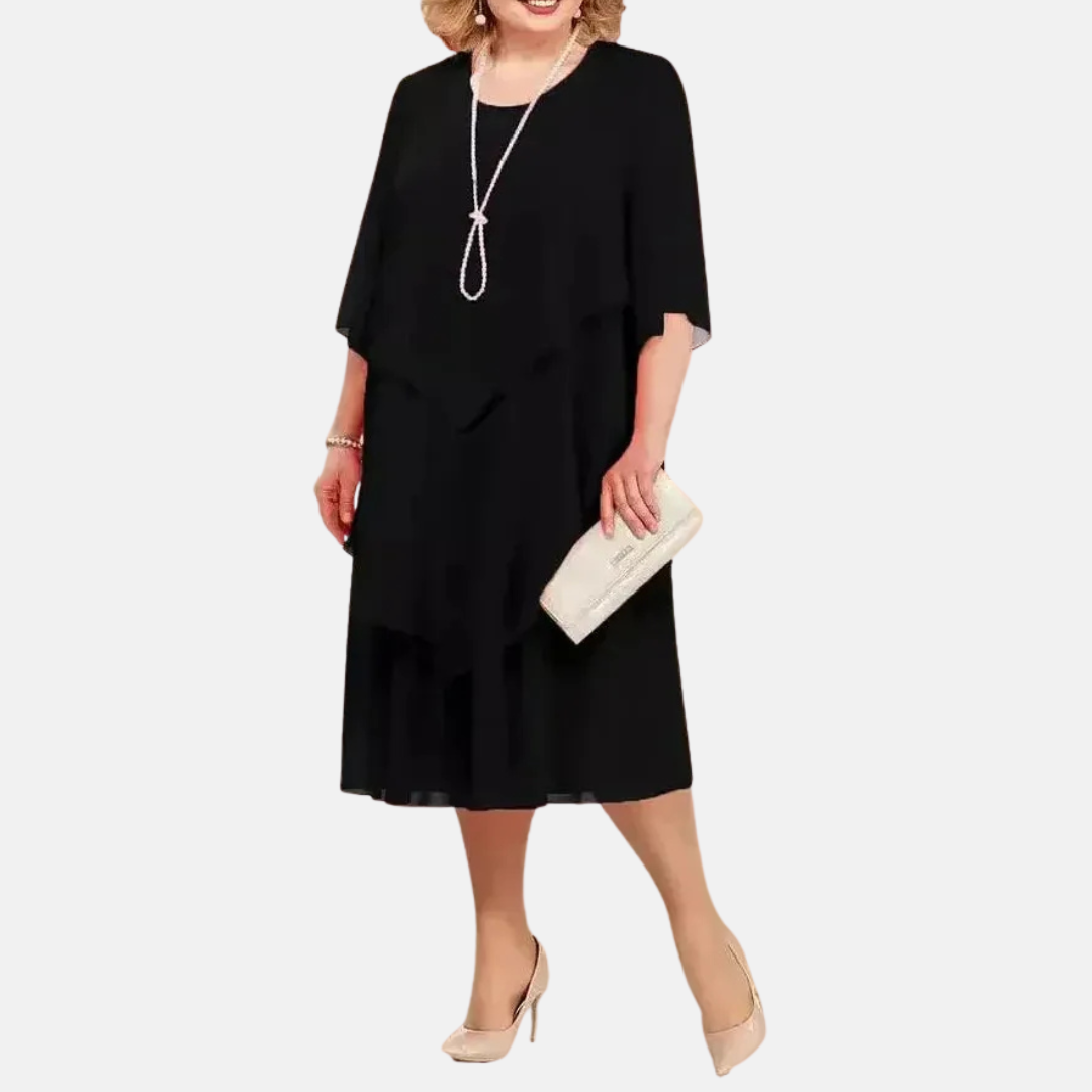 Sommerkleid - Luftiges Midikleid für Frauen mit Bauch