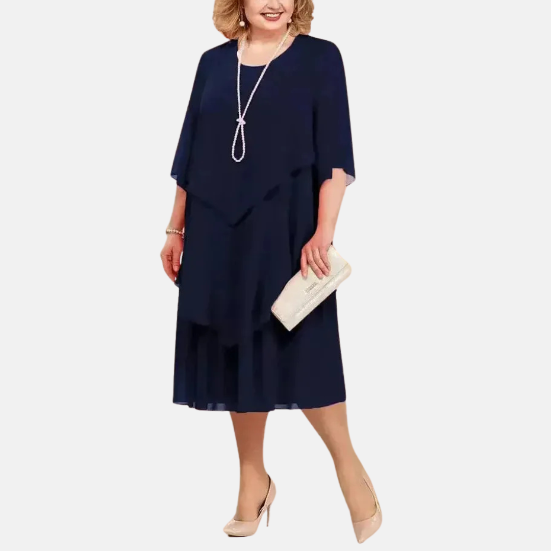 Sommerkleid - Luftiges Midikleid für Frauen mit Bauch