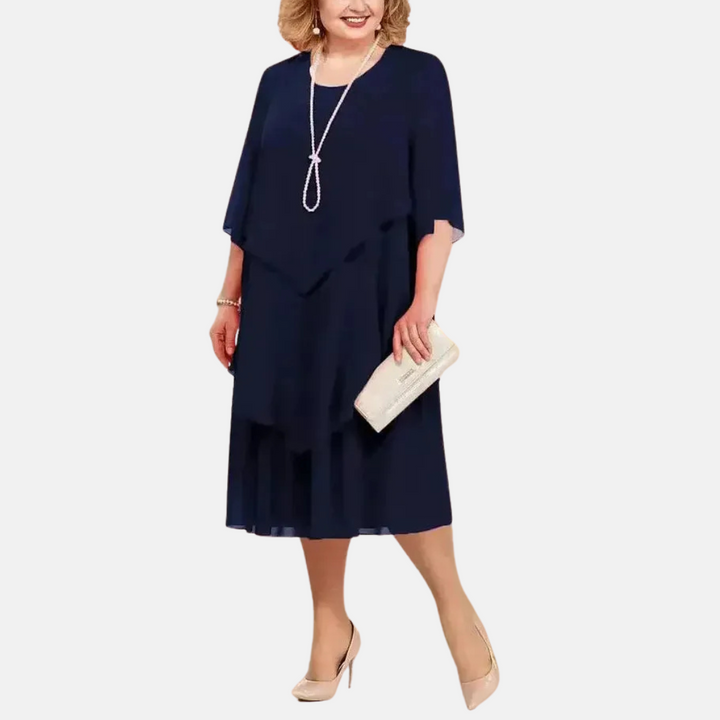 Sommerkleid - Luftiges Midikleid für Frauen mit Bauch