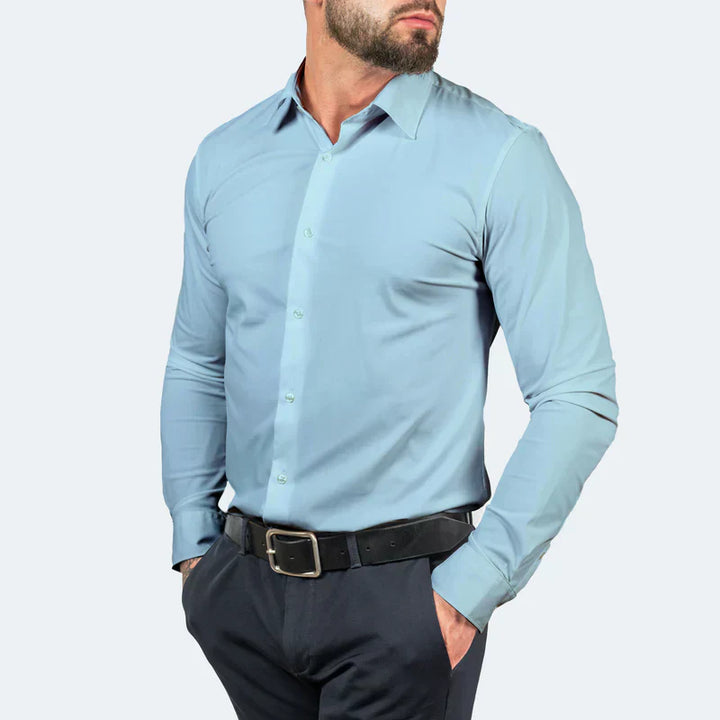Gents Ultra Stretch Hemd | Knitterfreie Hemd mit tailliertem Schnitt