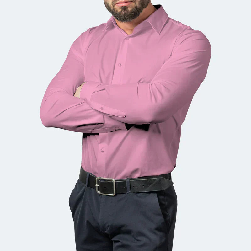 Gents Ultra Stretch Hemd | Knitterfreie Hemd mit tailliertem Schnitt
