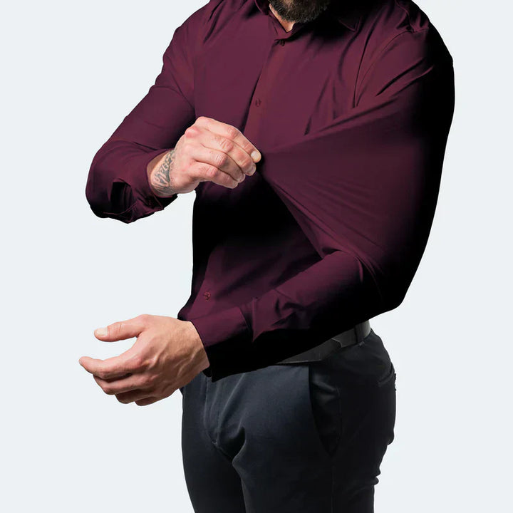 Gents Ultra Stretch Hemd | Knitterfreie Hemd mit tailliertem Schnitt