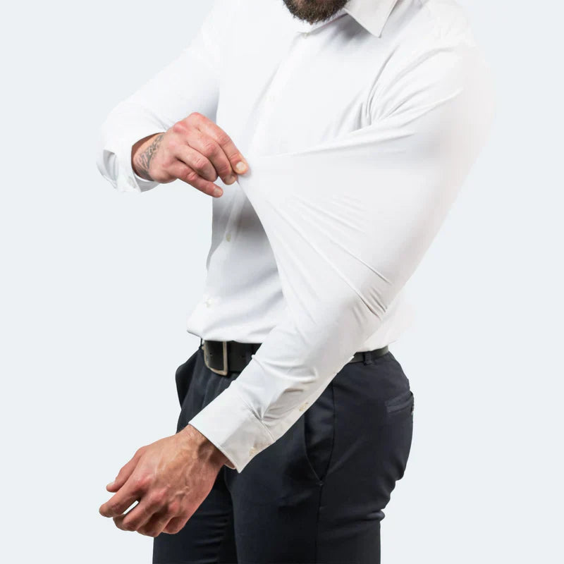 Gents Ultra Stretch Hemd | Knitterfreie Hemd mit tailliertem Schnitt
