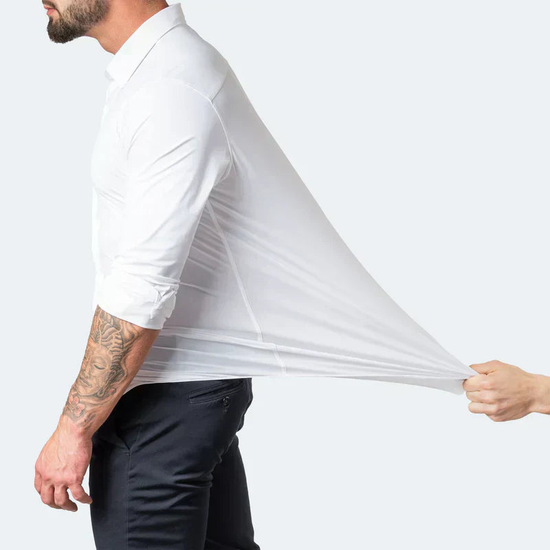 Gents Ultra Stretch Hemd | Knitterfreie Hemd mit tailliertem Schnitt