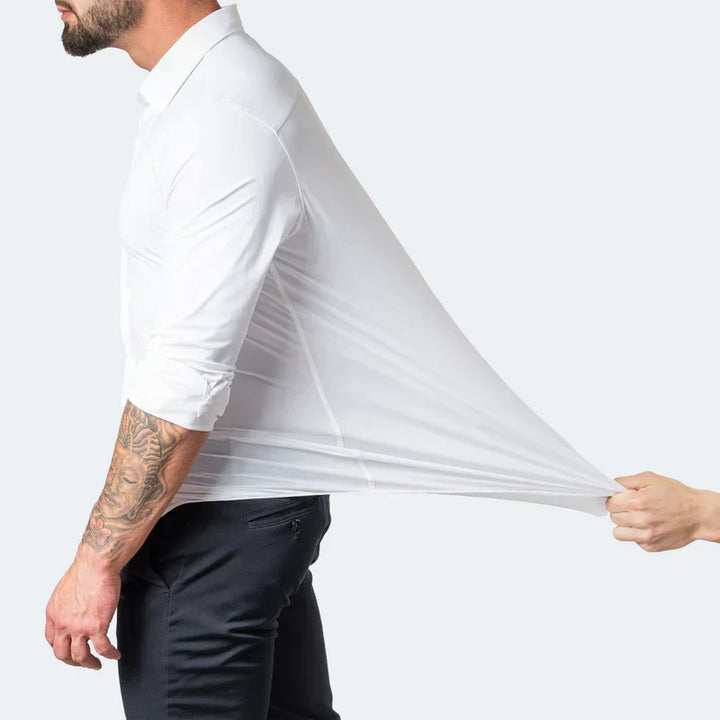 Gents Ultra Stretch Hemd | Knitterfreie Hemd mit tailliertem Schnitt