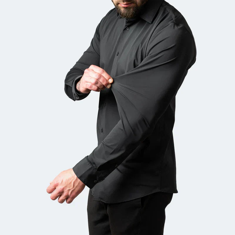 Gents Ultra Stretch Hemd | Knitterfreie Hemd mit tailliertem Schnitt