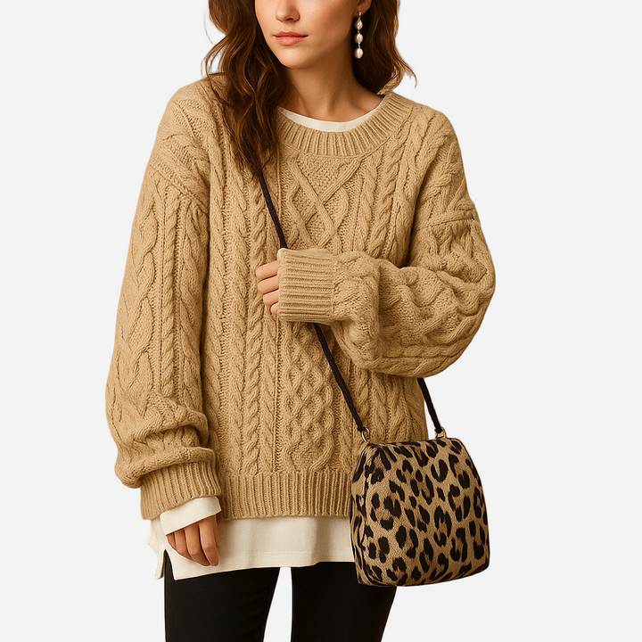 Grobstrick Pullover für Damen - Chunky & Rundhals für den Winter