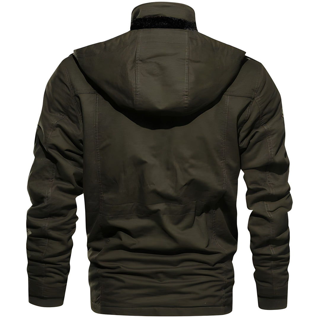 Winterjacke für Herren - Militärjacke mit fleece und mehreren Taschen