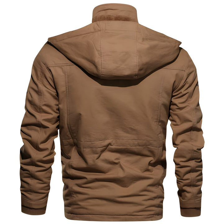 Winterjacke für Herren - Militärjacke mit fleece und mehreren Taschen