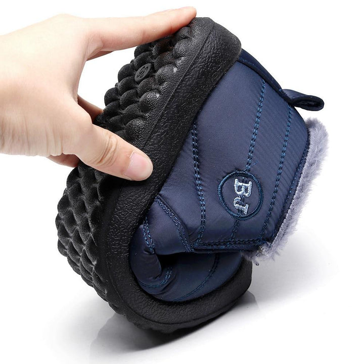 Gefütterte Winterschuhe für Damen - Wasserabweisende Schlupf-Stiefeletten mit rutschfester Sohle