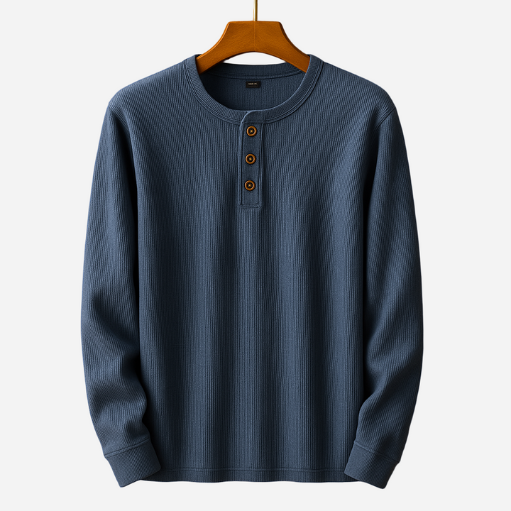 Henley Shirt für Herren - Langarm & Casual für den Winter