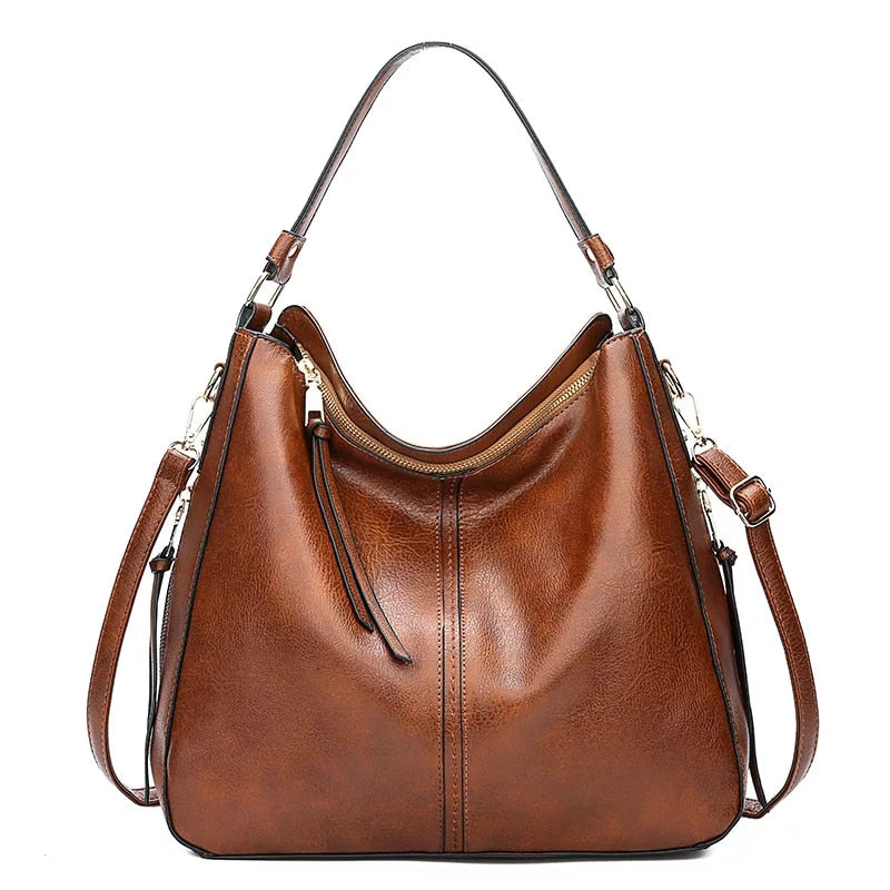 Weller Ledertasche | Elegante Ledertasche mit großem Fassungsvermögen und Seitentaschen