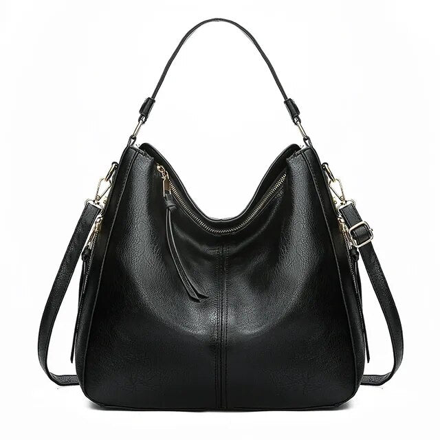 Weller Ledertasche | Elegante Ledertasche mit großem Fassungsvermögen und Seitentaschen