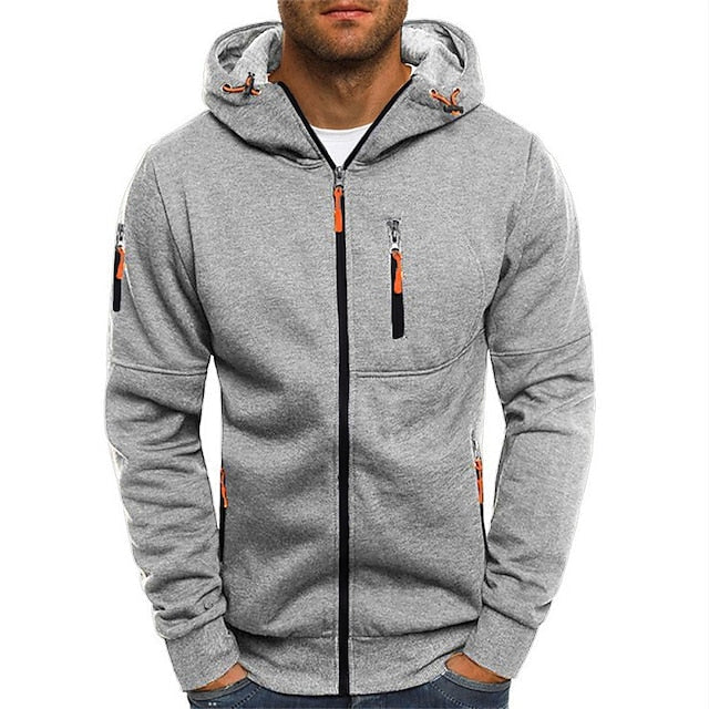 Sweatjacke für Herren – Warme Kapuze Jacke für Outdoor