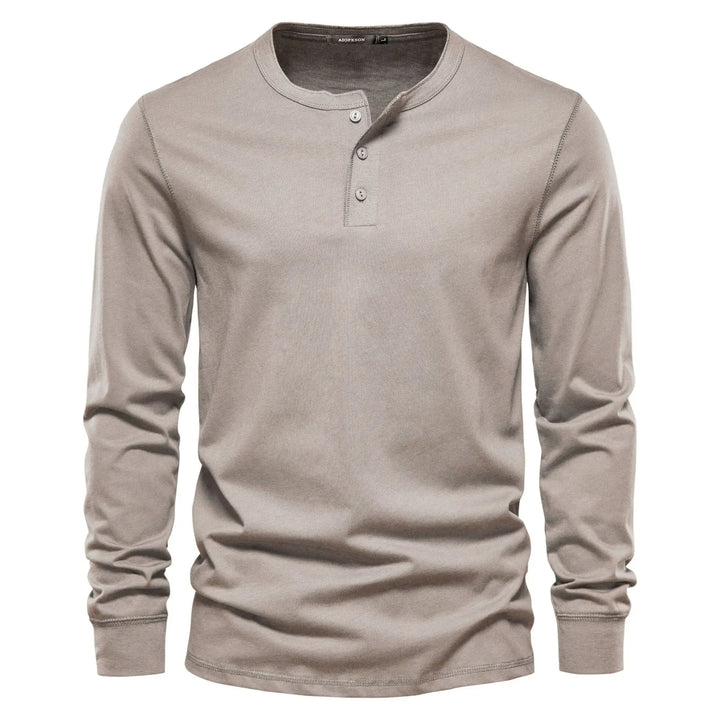 T-Shirt für Herren - Rundhals & Baumwolle für den Winter