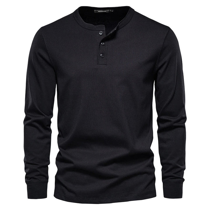 T-Shirt für Herren - Rundhals & Baumwolle für den Winter