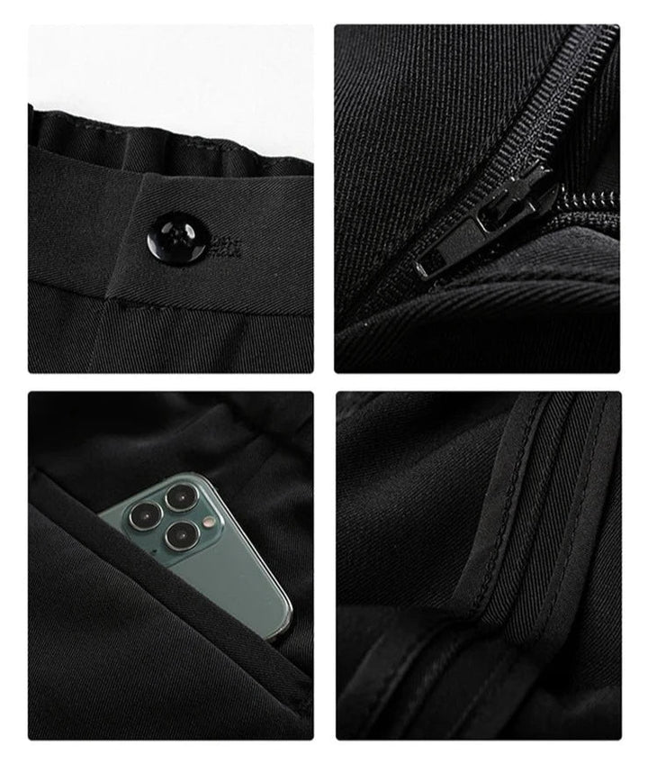 Stoffhosen für Herren - Elegante Anzughose mit Bügelfalte