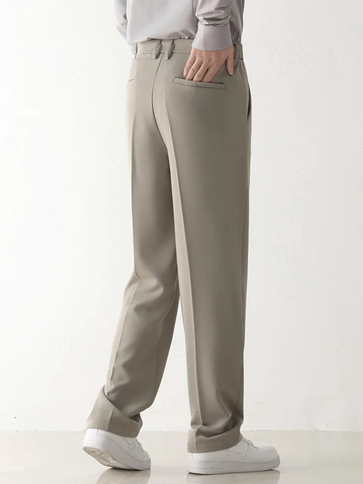 Stoffhosen für Herren - Elegante Anzughose mit Bügelfalte