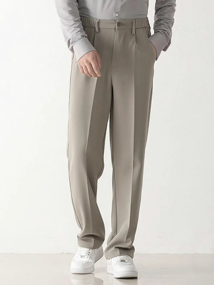 Stoffhosen für Herren - Elegante Anzughose mit Bügelfalte