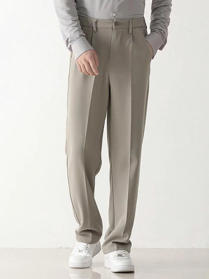 Stoffhosen für Herren - Elegante Anzughose mit Bügelfalte