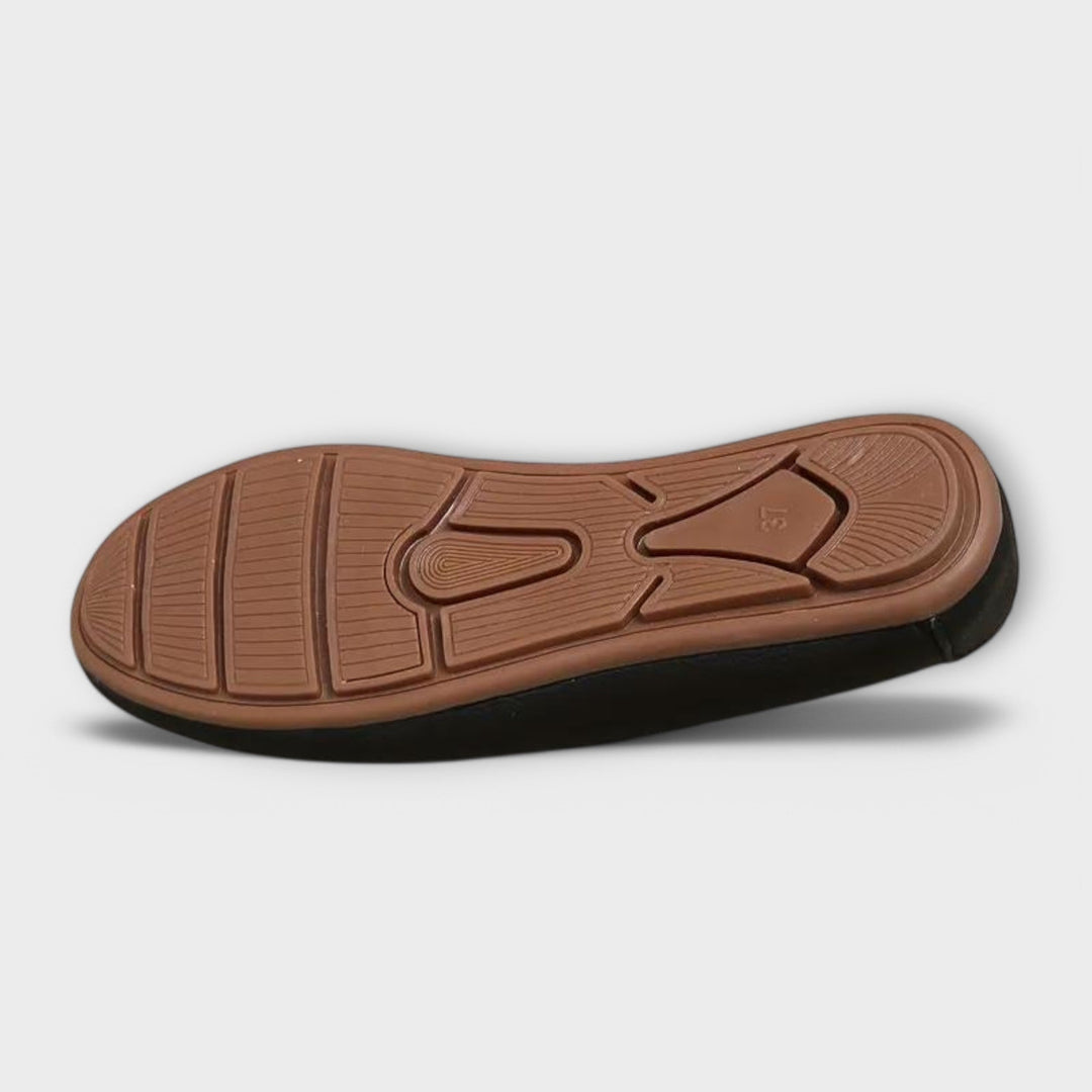 Loscano Mokassins | Bequeme Damen Loafer mit Schmuckschnalle
