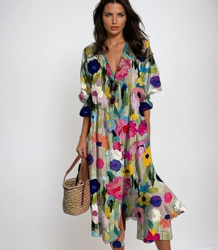 Luftiges Buntes Sommerkleid