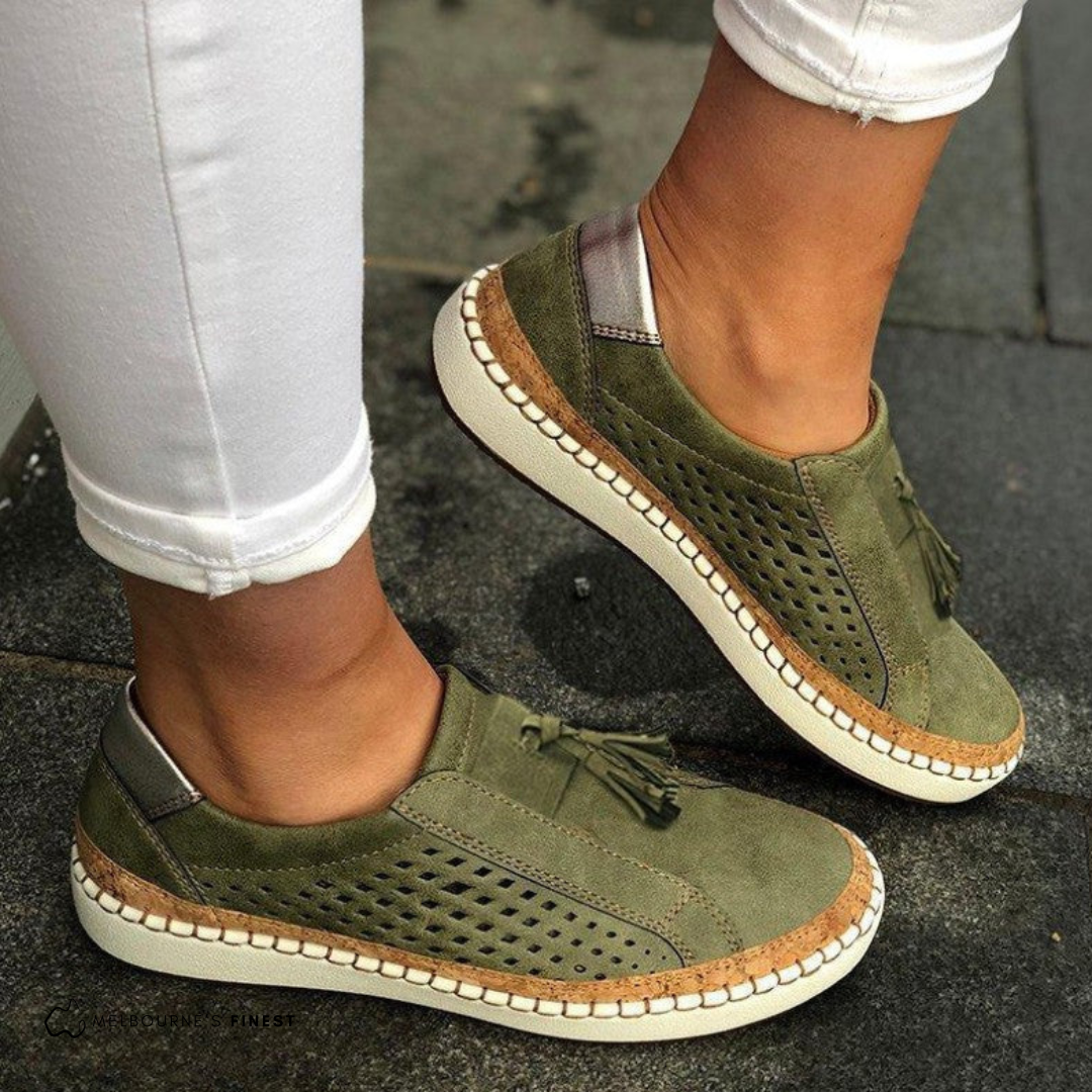Slip-On Halbschuhe - Ortho Sneaker mit fußbett für den Sommer