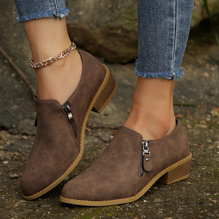 Stiefeletten für Damen - Bequeme Stiefel mit Reißverschluss