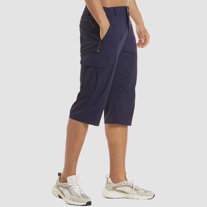 Cargoshort - Luftige 3/4 Kurze Hose mit Seitentaschen für Outdoor