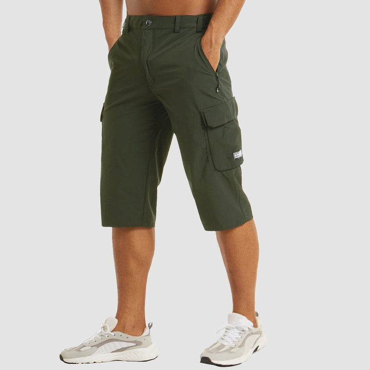 Cargoshort - Luftige 3/4 Kurze Hose mit Seitentaschen für Outdoor