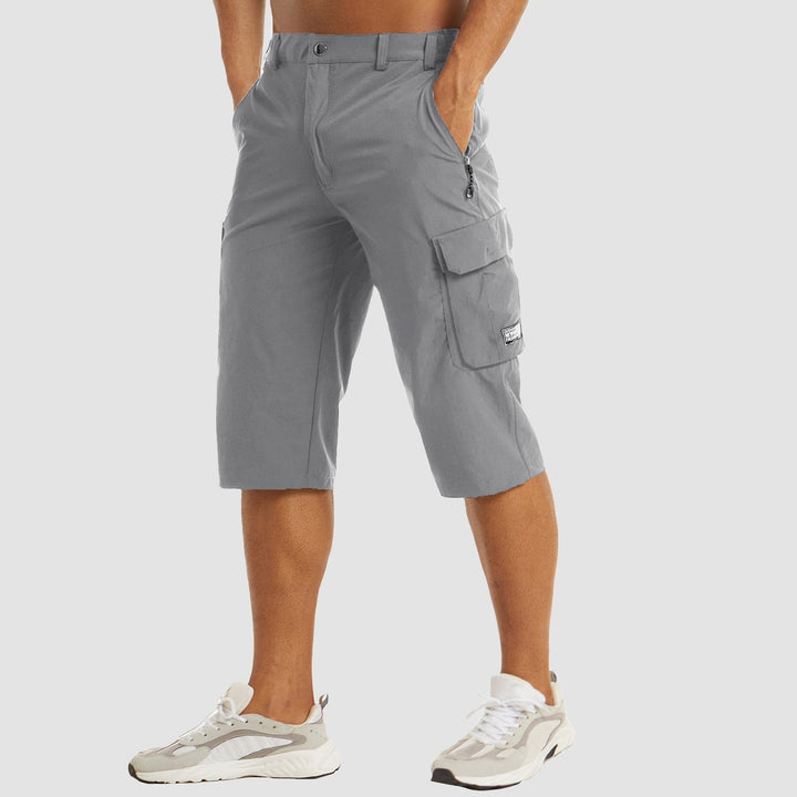 Cargoshort - Luftige 3/4 Kurze Hose mit Seitentaschen für Outdoor