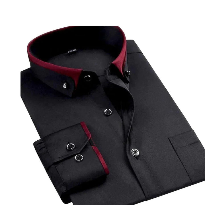 Gents Hemd | Klassisches Stretch Langarmhemd für Männer