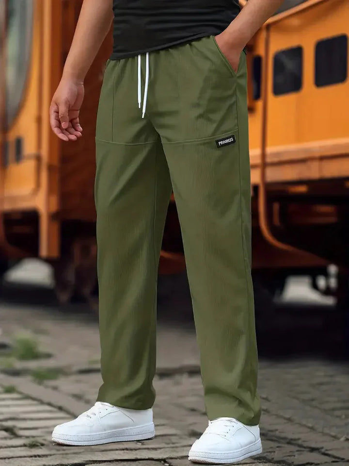 Eleven Jogger | Lässige locker sitzende elastische Stretch Jogginghose für Herren