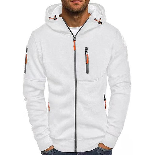 Sweatjacke für Herren – Warme Kapuze Jacke für Outdoor