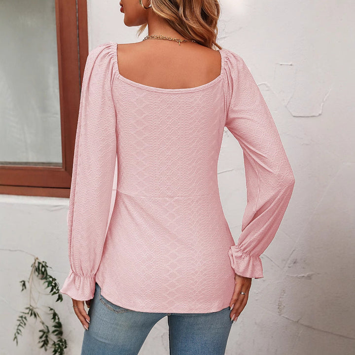 Blusenshirt - Elegantes Top mit Rüschenärmeln für den Sommer